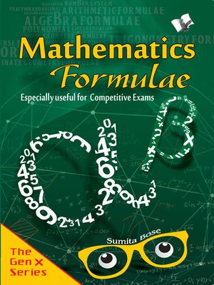 cover image of Mathematics Formulae For Competitive Examinations